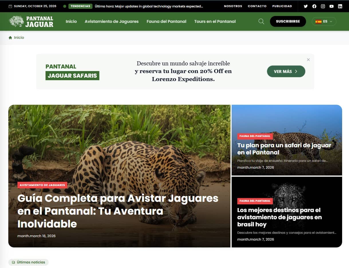 Vista previa de Portal de noticias y blog