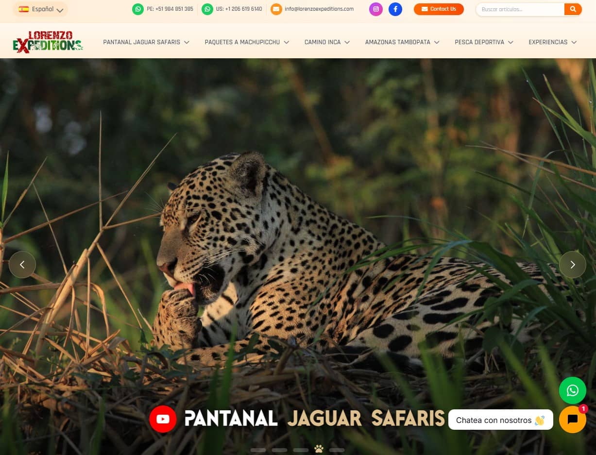 Vista previa de Plantilla para agencias de turismo